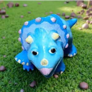 2010 Dinosaur Train TOMY Learning Curve Tank Figure PVC Dinosaur 3”